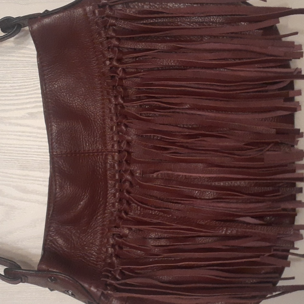 Oryany genuine fringe leather Josie handbag.